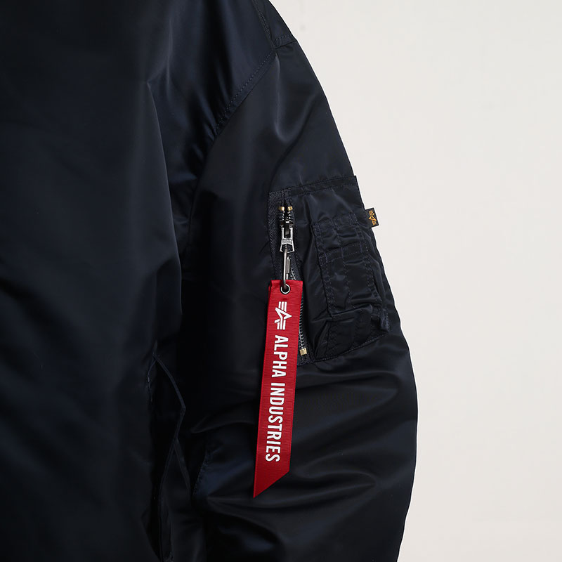 Мужская куртка Alpha Industries L-2B Mod Gen II Flight Jacket (MJL53001C1-rplc blue)  - цена, описание, фото 5